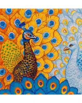 Diamond Painting Dotz painting Romantic Peacocks 57 x 49 Full