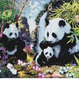 Diamond Painting Panda Vallei 40 x 50 Full