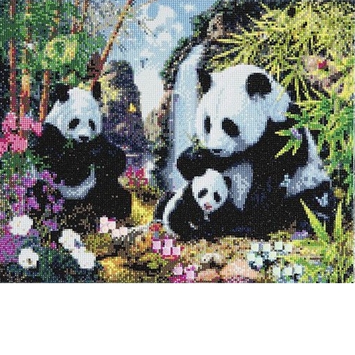 Diamond Painting Panda Vallei 40 x 50 Full