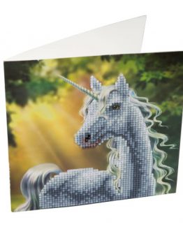Diamond Painting Sunshine Unicorn 18 x 18 kaart