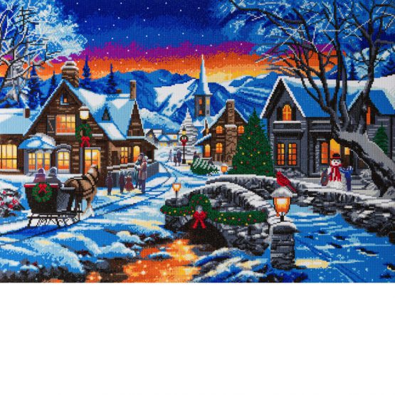 Diamond Painting Tinsel Town Kerstmis 90 x 65 Partial