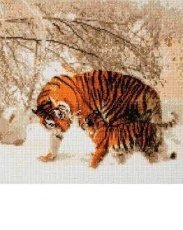 Diamond Painting Winter Tigers 50 x 40 Full 0