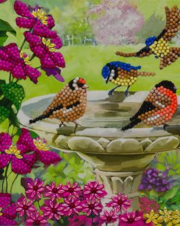 Diamond Painting Birds Vogels 18 x 18 kaart Crystal Art 1