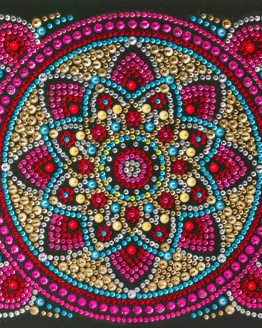 Diamond Painting Mandala 18 x 18 kaart Crystal Art 1