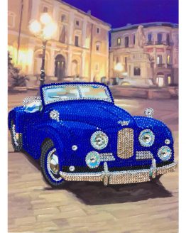 Diamond Painting Sports Car 21 x 29 kaart Crystal Art Card