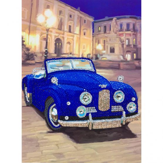 Diamond Painting Sports Car 21 x 29 kaart Crystal Art Card