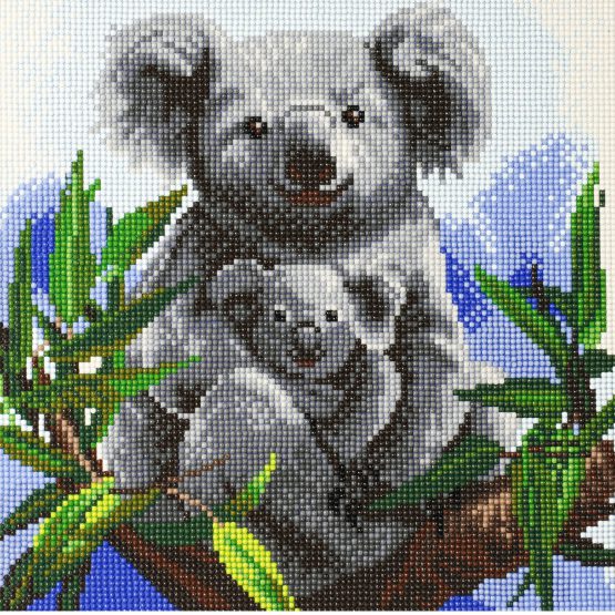 Diamond Painting Kuddly Koalas 30 x 30 Full