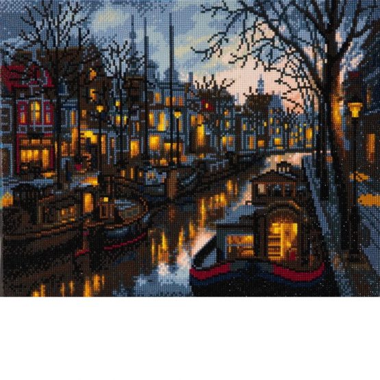 Diamond Painting Canal Life 40 x 50 Full Painting 1