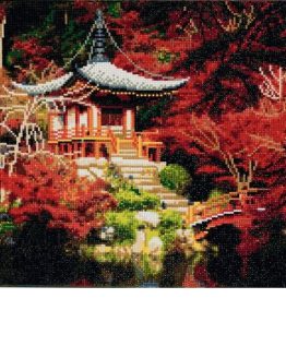 Diamond Painting Japanese Temple Tempel 50 x 40 Full Painting 1