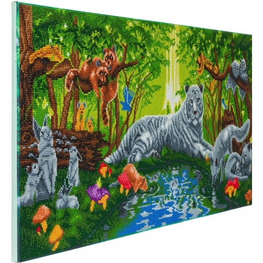 Diamond Painting Meeting in the Forest 90 x 40 full 1