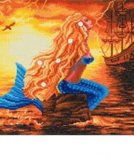 Diamond Painting Mermaid Dreams Zeemeermin 50 x 40 Full Painting 1
