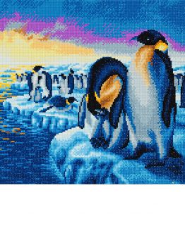 Diamond Painting Penguins of the Arctic Pinguins 50 x 40 Full Painting 1