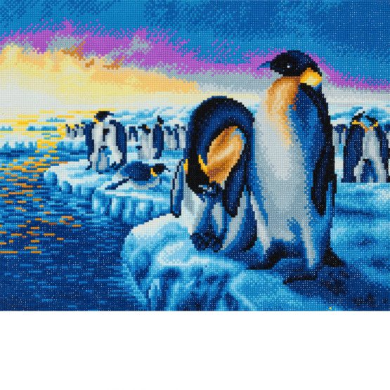 Diamond Painting Penguins of the Arctic Pinguins 50 x 40 Full Painting 1