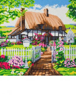 Diamond Painting Rose Cottage 50 x 40 Full Painting 1