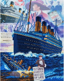 Diamond Painting Titanic Sunken Dreams 40 x 50 partial 1