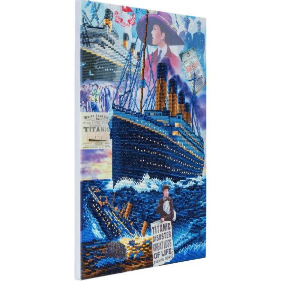 Diamond Painting Titanic Sunken Dreams 40 x 50 partial 1