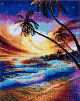 Diamond Painting Tropical Beach Strand 40 x 50 Full 1