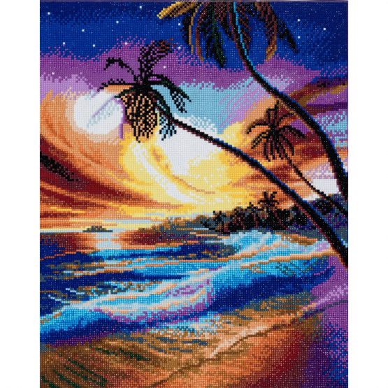 Diamond Painting Tropical Beach Strand 40 x 50 Full 1