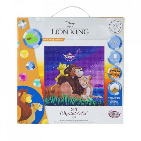 CAK-DNY701 The Lion King Crystal Art 30 x 30 004