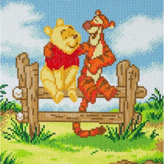 CAK-DNY702 Pooh and Tigger Disney Crystal Art 30 x 30 001