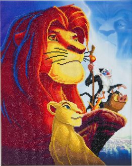 CAK-DNY704L The Lion King Medley Crystal Art 40 x 50 001