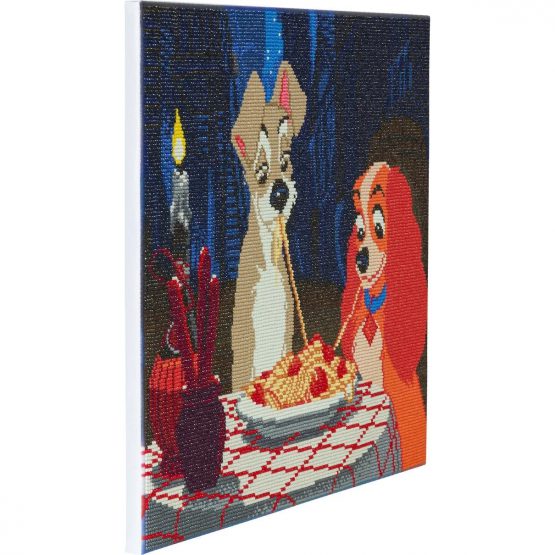 CAK-DNY706L The Lady and the Tramp Crystal Art 50 x 40 001