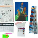 CANJ-DNY600 3D Crystal Art Notebook Pride Rock 26 x 19 001