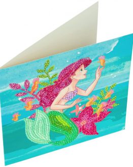 CCK-DNY803 3D Crystal Art Ariel Little Mermaid 18 x 18 001