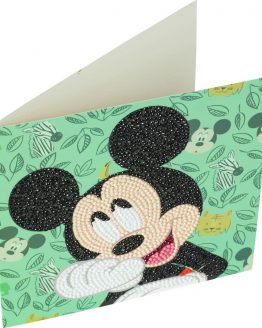 CCK-DNY805 3D Crystal Art Card Happy Mickey 18 x 18 001