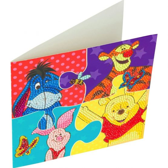CCK-DNY806 3D Crystal Art Card Winnie the Pooh Puzzle 18 x 18 001