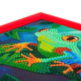 CAFBL-10 Tree Frog Kikker Crystal Art Frame 16 x 16 001