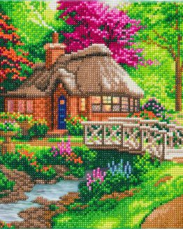 CAK-TK2M Friendship Cottage Crystal Art 30 x 30 full 003 - kopie