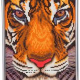 CAM-28 Crystal Art Diamond Painting Tiger Face 001