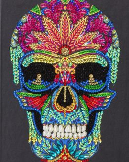 CANJ-4 Crystal Art Notebook Skull 001