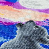 CAK-A123L Howling Wolf Cub Crystal Art 40 x 50 full 001