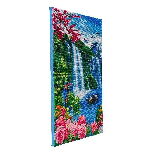 CAK-A150L Wonderfall Waterfall Crystal Art 40 x 50 full 001