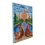 CAK-A163L Taj Mahal Tigers Crystal Art 50 x 40 partial 001