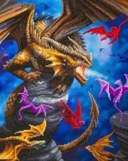 CAK-AST13 Dragon Clan Crystal Art 40 x 50 partial 001