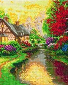 CAK-TK3L a Quiet Evening Crystal Art 50 x 40 full 001