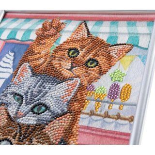 CAM-33 Crystal Art Diamond Painting Kittens 002