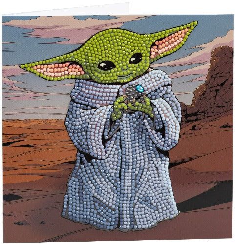 Crystal Art Card Star Wars Grogu CCK-SWS802 001