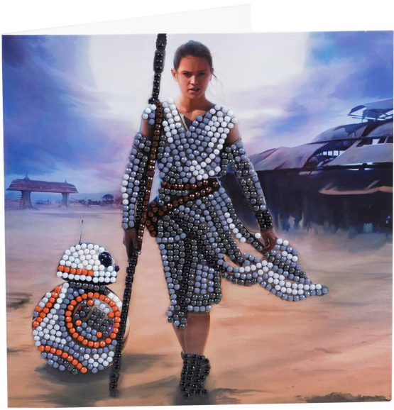 Crystal Art Card Star Wars Rey CCK-SWS805 001