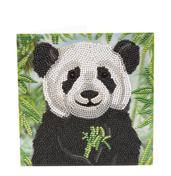 Crystal Art Card baby panda CCK-A120