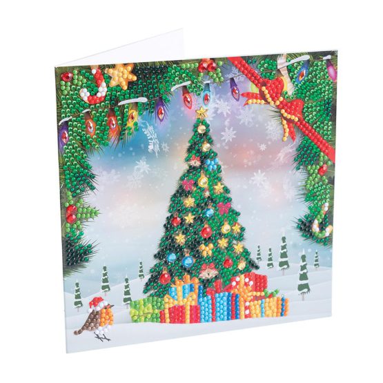 Festive Tree 18 x 18 kaart CCK-XM139